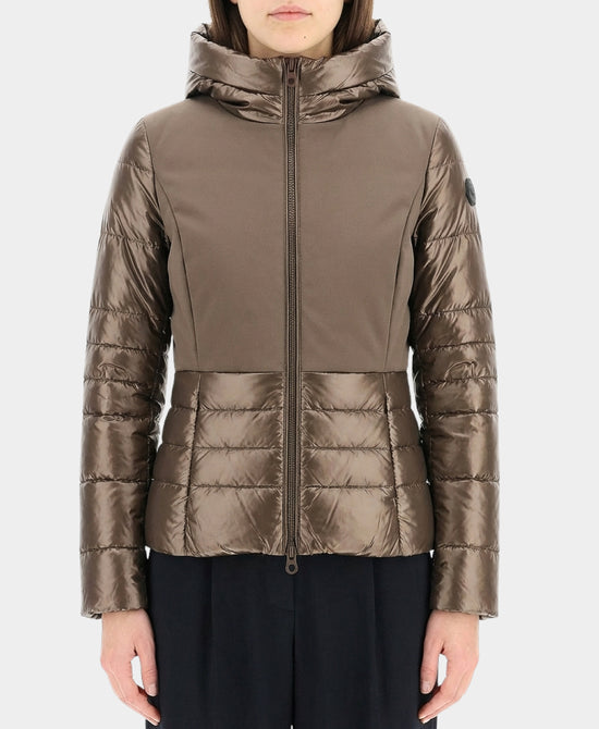 Puffer Combo Jacket w/ Hood view 