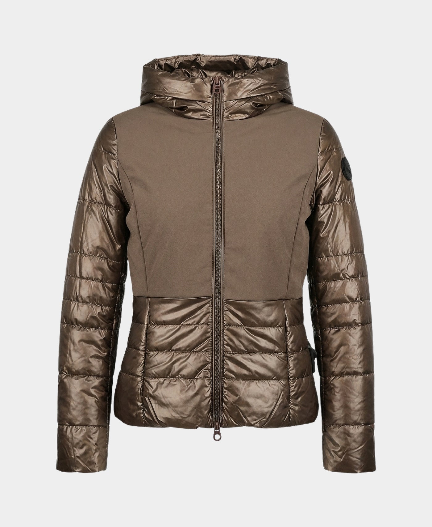 Puffer Combo Jacket w/ Hood view 3