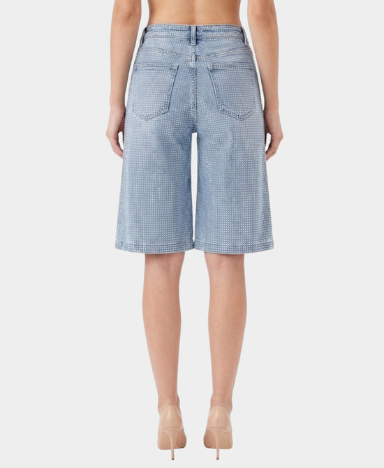 Bermuda Shorts w/ Crystals view 2