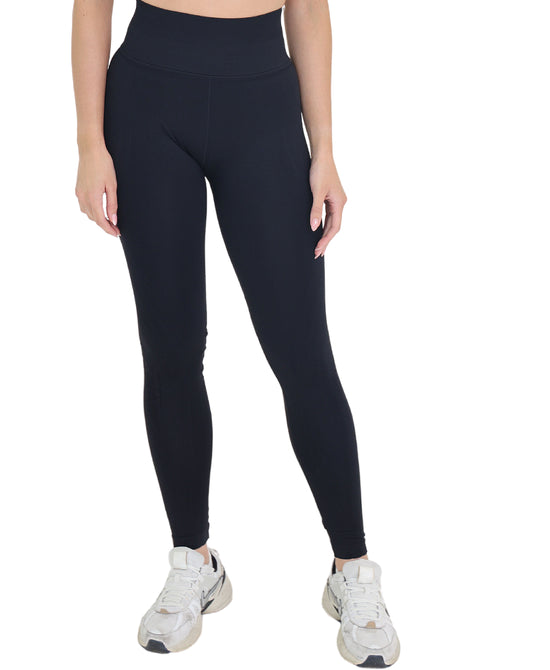 Solid Leggings w/ Stitching Detail view 