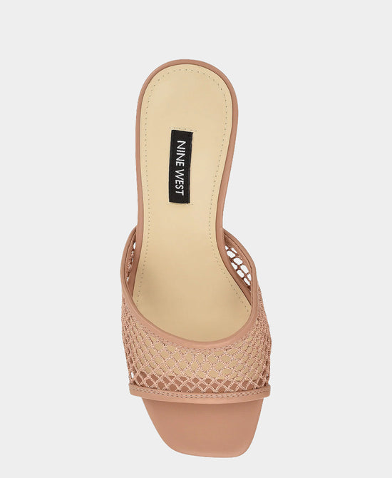 
Mesh Heeled Sandal in MOCHA MOUSSE view 2