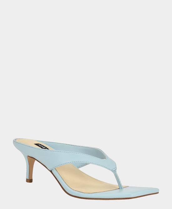 
Thong Heeled Sandal in LIGHT BLUE view 1