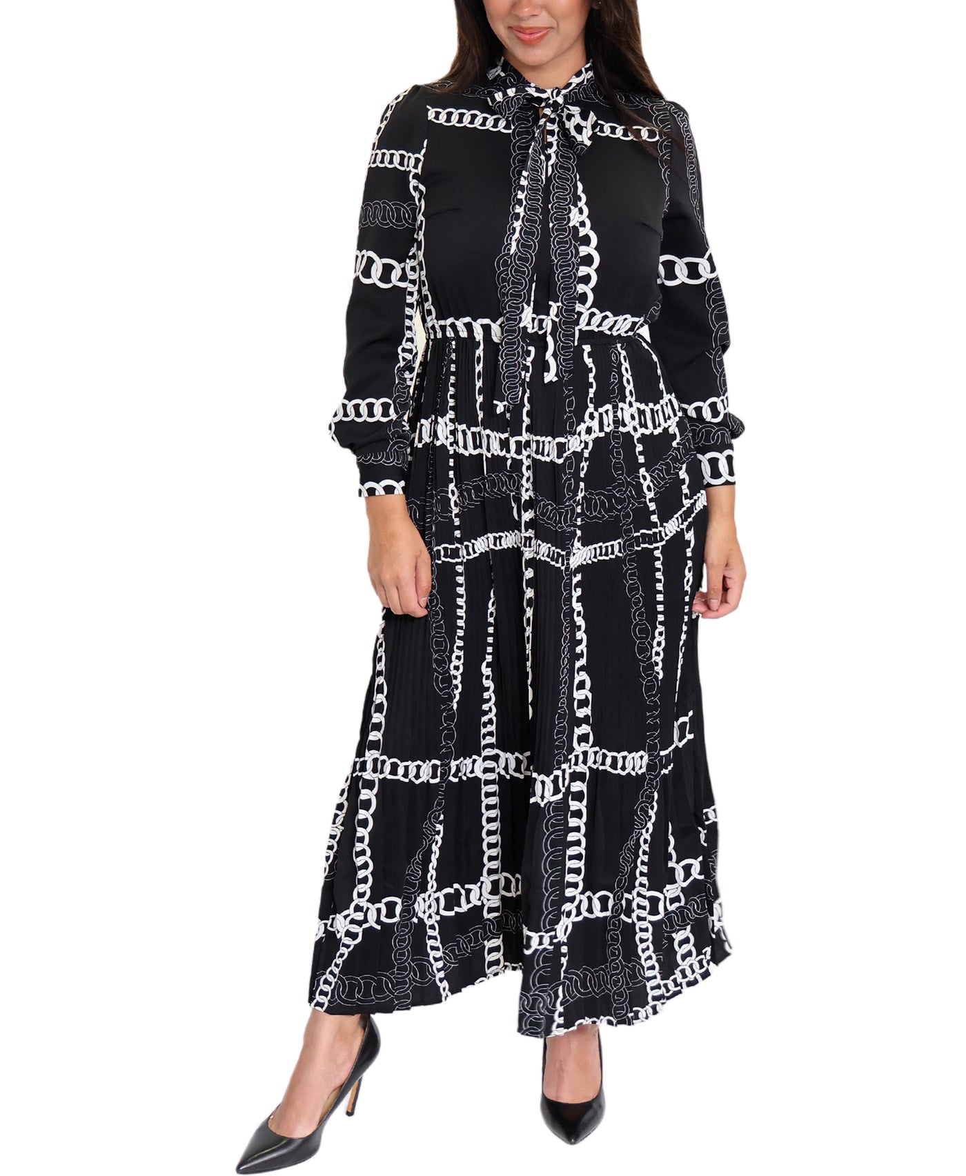 Chain Print Dress image 1