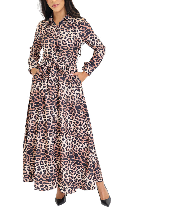 Animal Print Maxi Dress view 1