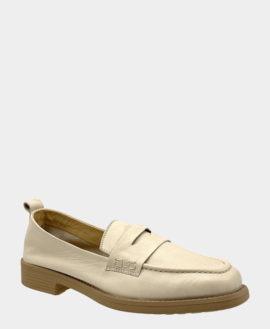 
Leather Loafer in BEIGE view 1
