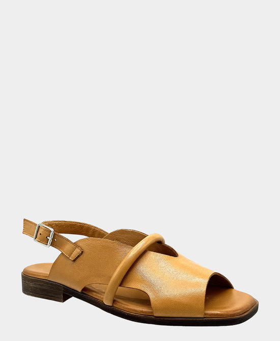 
Leather Sandal in TAN view 1