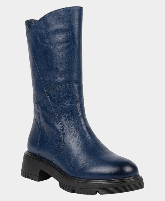 
Leather Boot in BLUE view 1