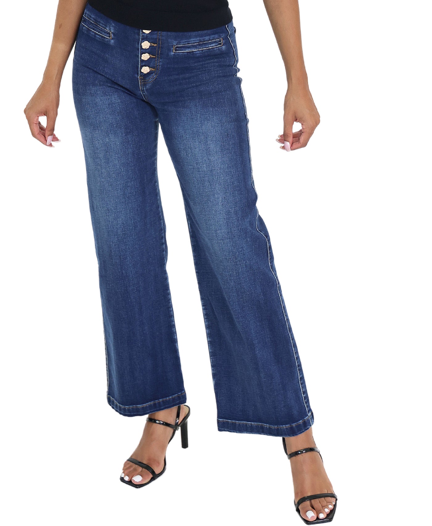 Wide Leg Jeans view 1