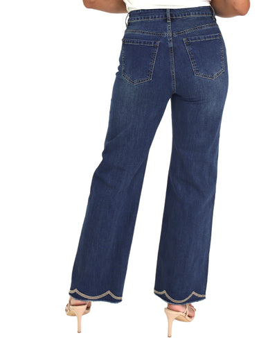 Jeans w/ Embroidered Detail image 2
