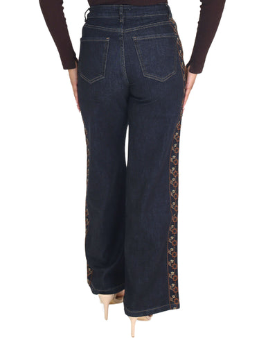 Jeans w/ Embroidered Detail image 2