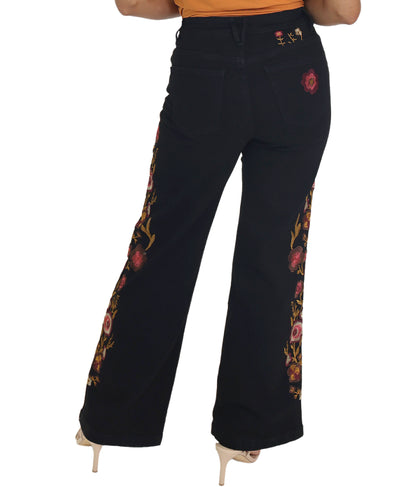 Jeans w/ Embroidered Detail image 2