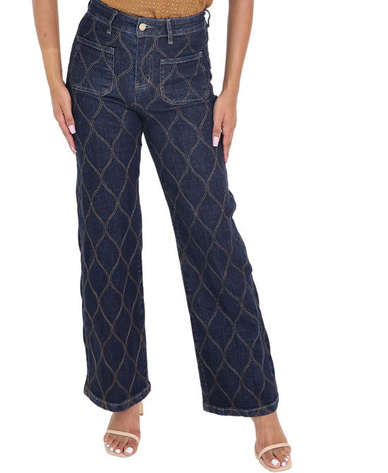 Jeans w/ Stitching Detail view 