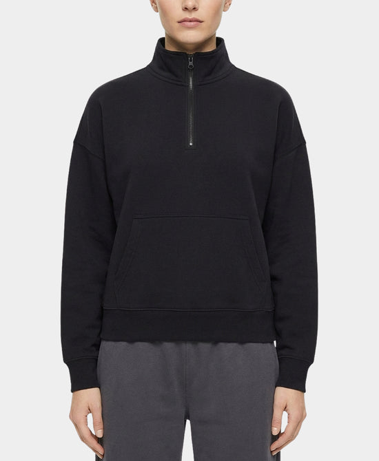 Cloud Fleece Quarter Zip Top view 