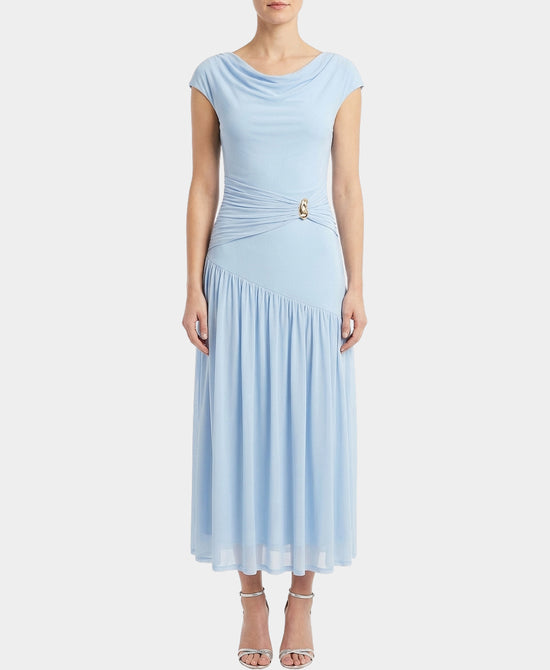 Mesh Maxi Dress w/ Gold Hardware view 1