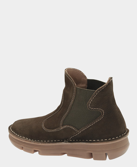 
Suede Bootie w/ Stitching in CACTUS view 2