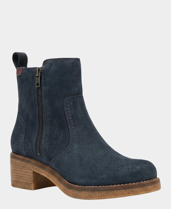 
Suede Boot in DARK BLUE view 1