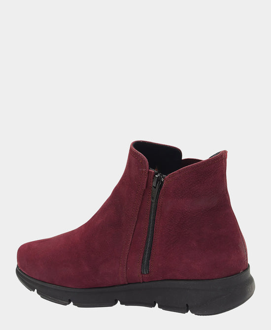 
Suede Bootie in BURGUNDY view 2