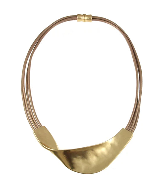 Metal Cord Necklace view 