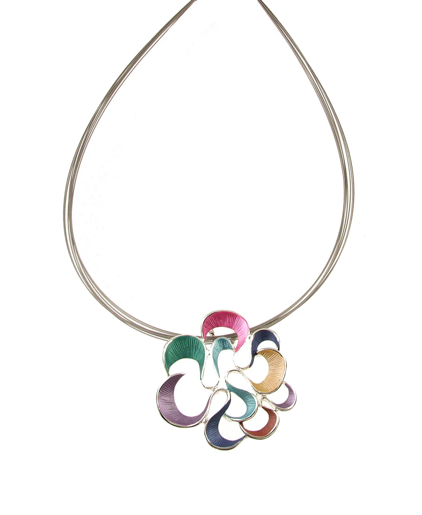 Flower Pendant Necklace view 1