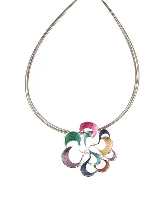 Flower Pendant Necklace view 