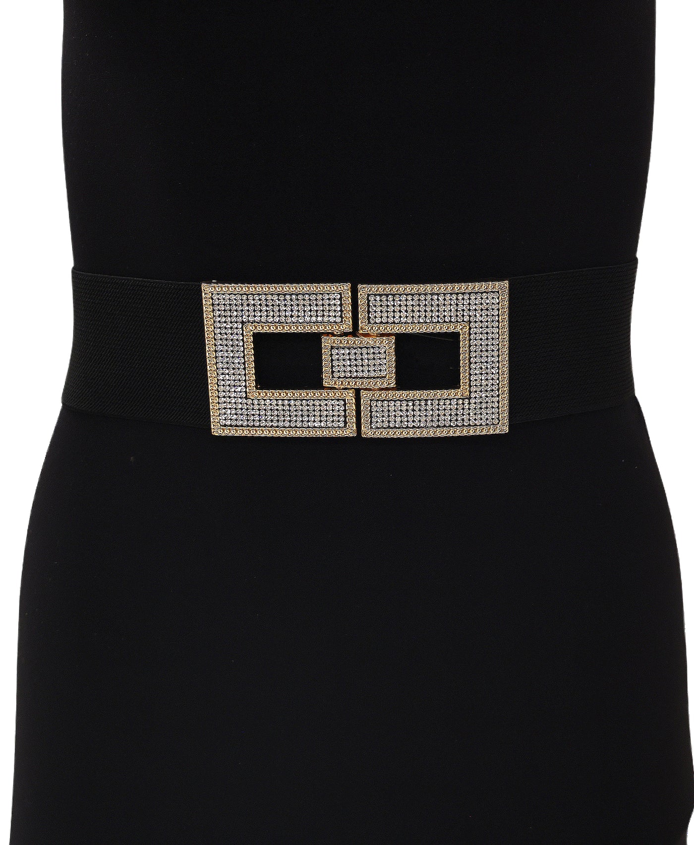 Crystal Square Buckle Belt view 1