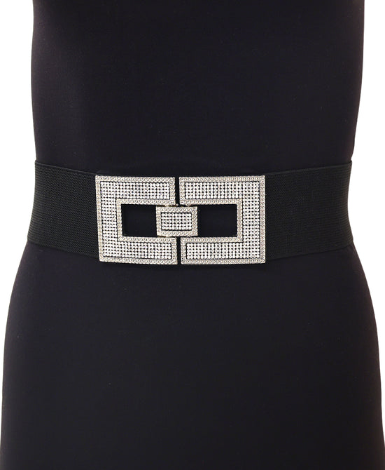 Crystal Square Buckle Belt view 