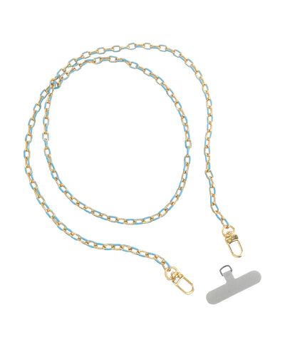 Long Enamel Paperclip Cell Phone Chain image 1