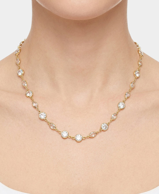 
Cubic Zirconia Necklace in GOLD view 1
