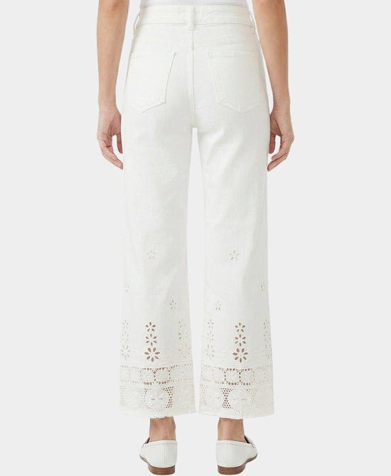
Jeans w/ Laser Cut in WHITE view 2