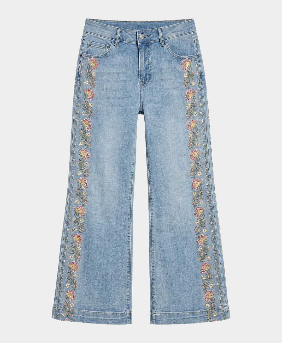 Embroidered Jeans – FOX'S - Online