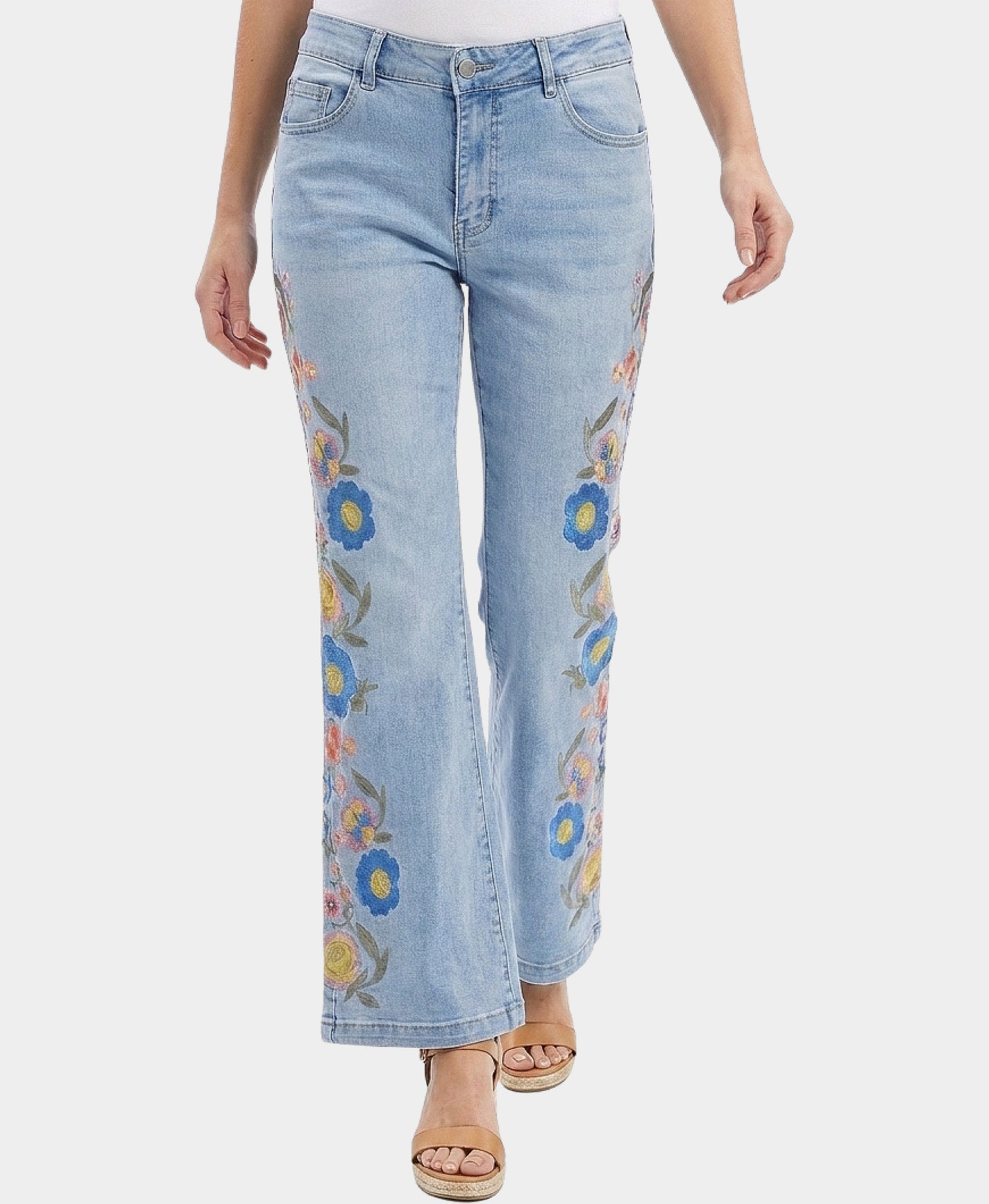 Embroidered Jeans – FOX'S - Online