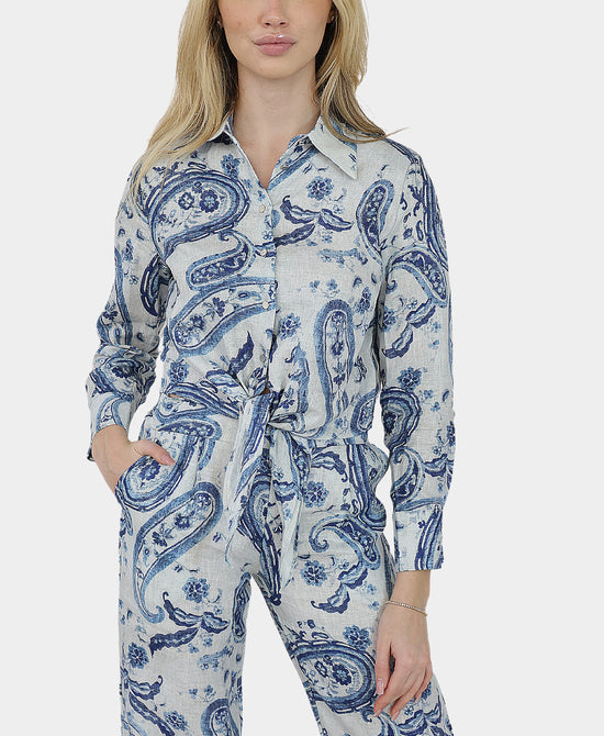 Paisley Print Blouse view 