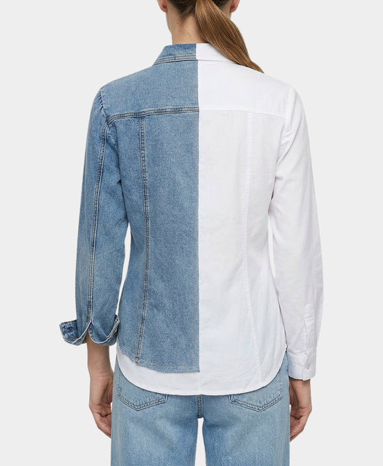 Denim Combo Shirt view 