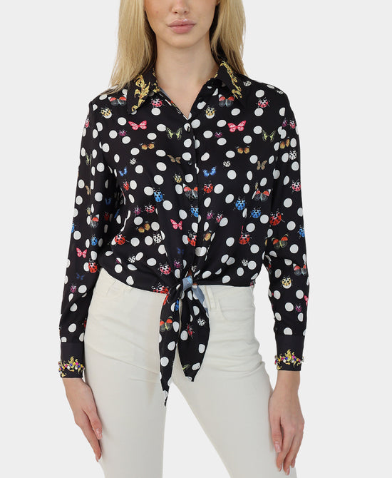 Polka Dot, Ladybug & Butterfly Blouse view 