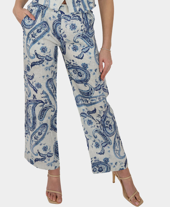 Paisley Print Pants view 