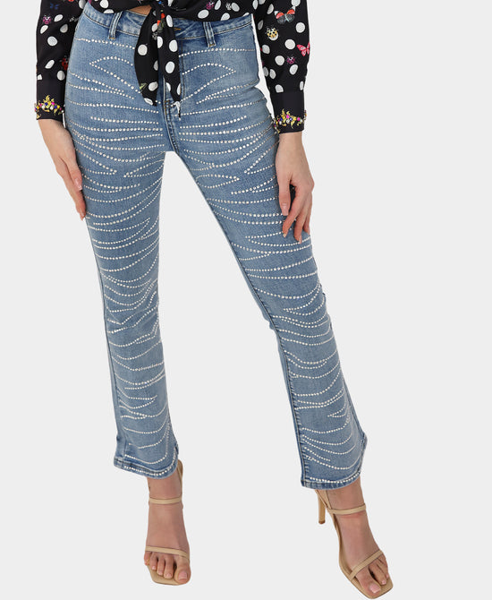 Jeans w/ Crystals view 