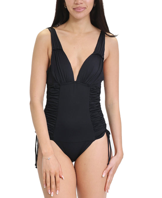Ruched One Piece Swimsuit view 1
