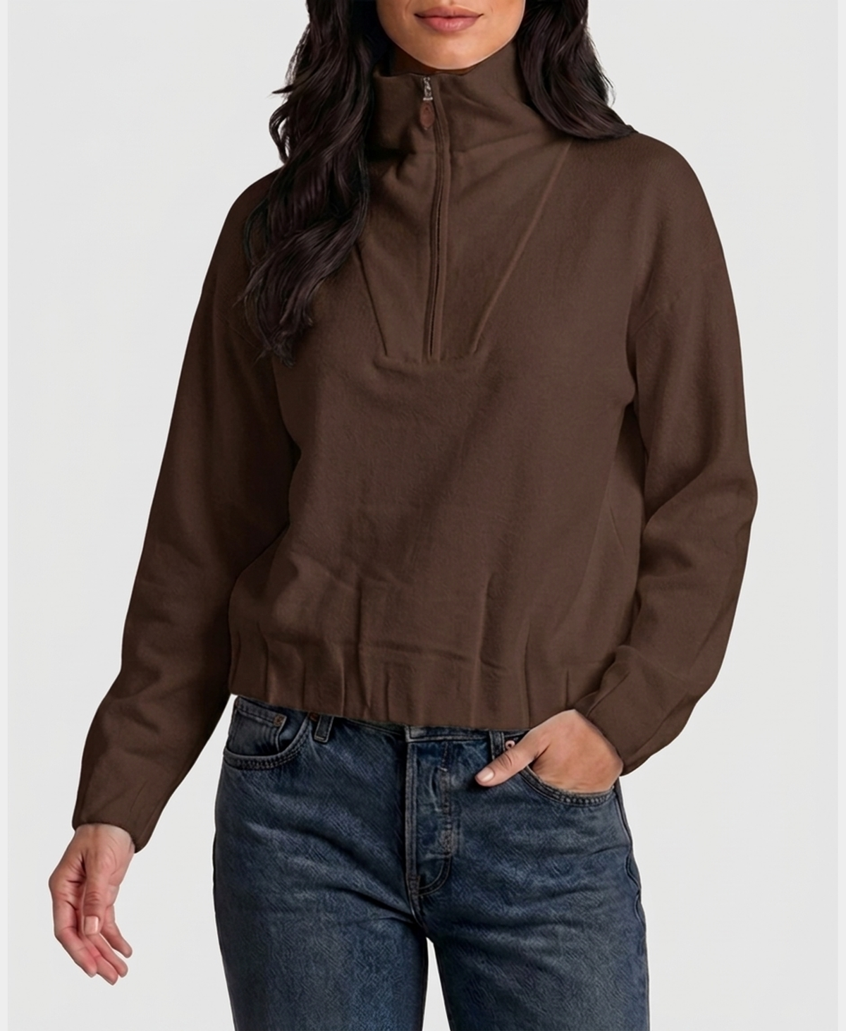 Quarter Zip Sweater – FOX'S - Online
