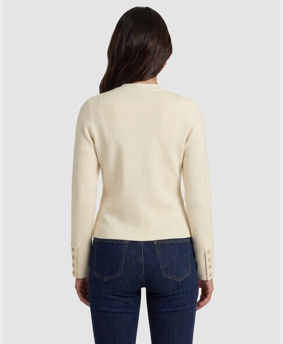 
Knit Band Jacket in CREAM view 2