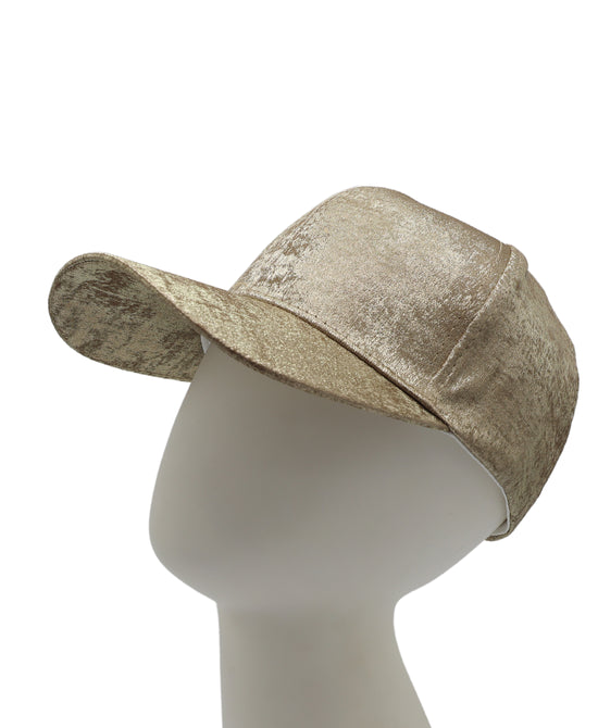 Metallic Baseball Hat view 