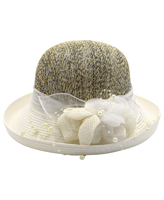 Pearl & Bow Hat view 