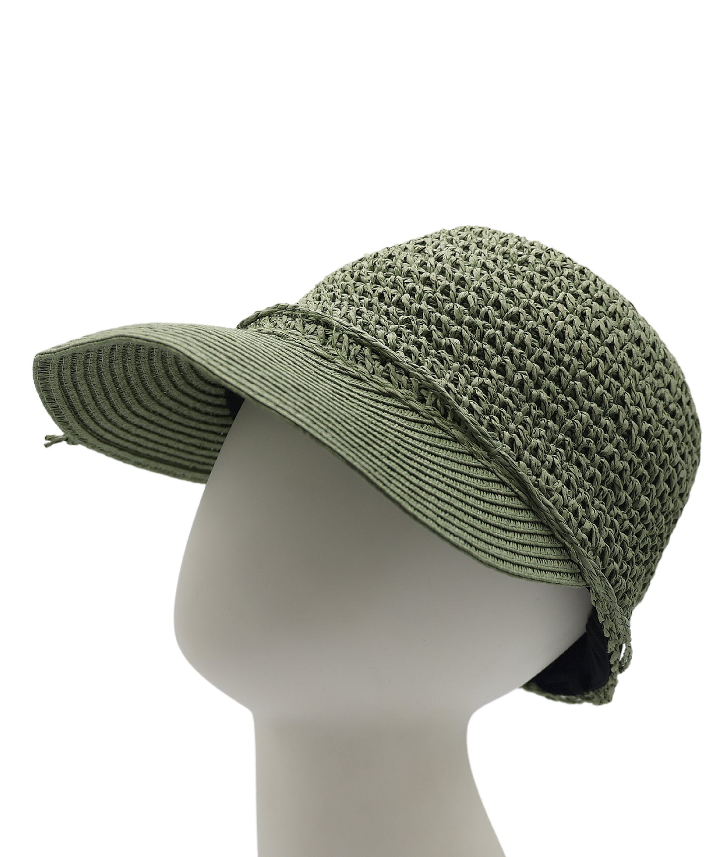 Paper Crochet Hat w/ Tie view 1