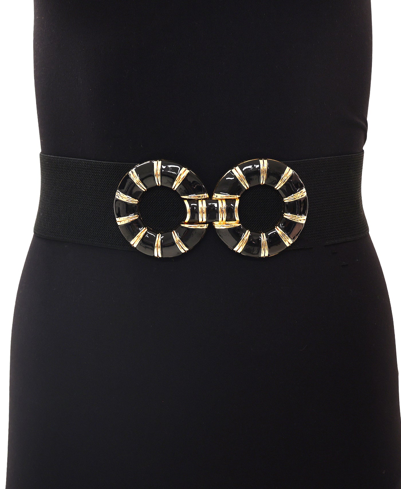 Double Round Buckle Belt view 1