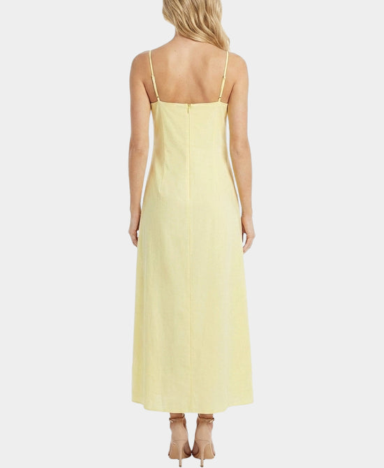 
3D Flower Maxi Dress in YELLOW view 2