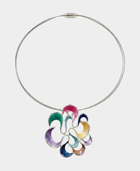 
Flower Necklace in MULTI view 2