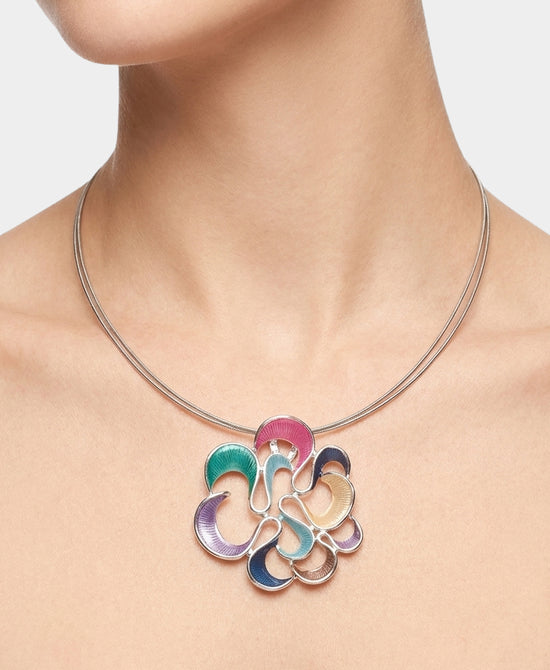 
Flower Necklace in MULTI view 1