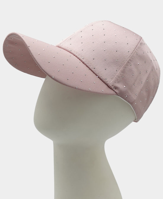 Satin Crystal Baseball Hat view 1