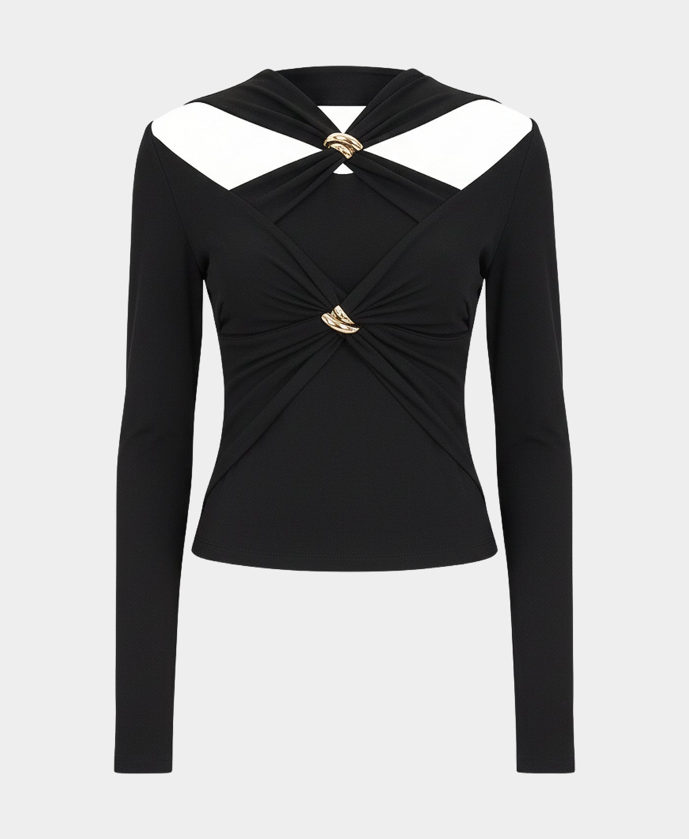 Top w/ Gold Metal Accents view 2