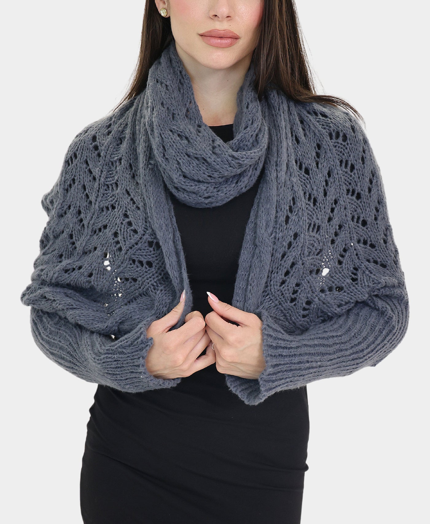 Bolero Sweater & Scarf Combo view 1