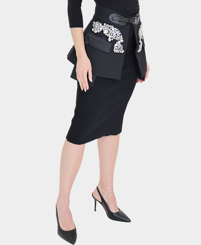 Skirt Topper w/ Rhinestones image 1